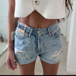 High rise curvy mom shorts.